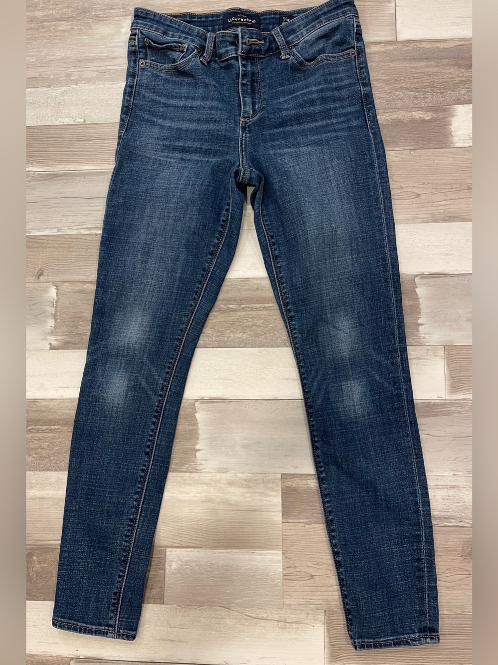Lucky Brand Ava Skinny Jeans Women’s 6/28 Blue Stretch Denim